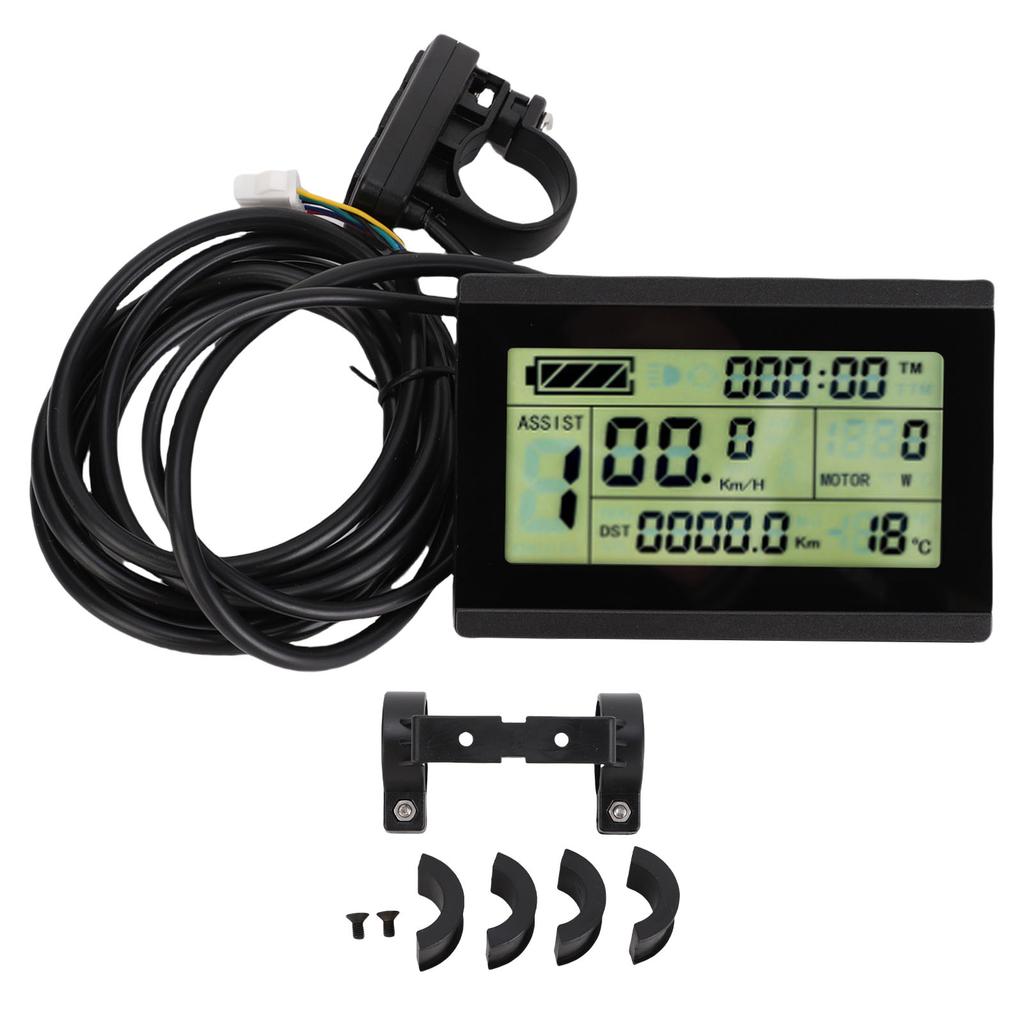 Mountain Bike Display Meter Color Screen Cycling Control Panel for Electric Bikes Scooters SM Connector