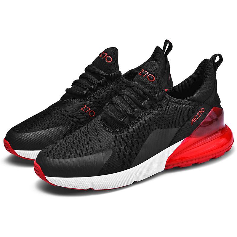 Foreign Trade Couple Versatile Fashion Cherry Blossom Powder Air Cushion Height Increase Running Shoes Breathable Casual Lightweight Non-slip Jogging