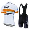 Cycling Suit Summer Men's Road Bike Short Sleeved Set Breathable Quick Drying Cycling Jersey with Sponge Cushion Bib