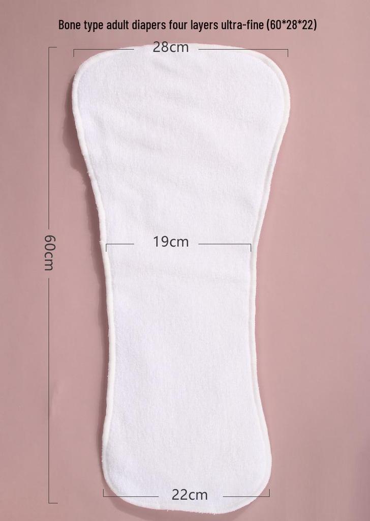 Adjustable Washable Incontinence Diaper Underwear with Velcro for Adults