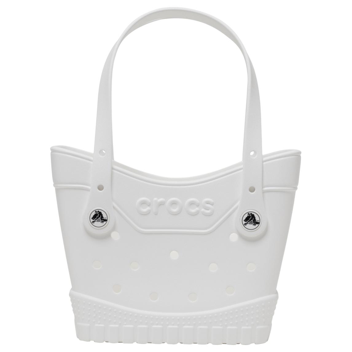 Crocs EVA Tote Handbag Small Women s White 211702-100