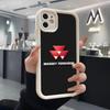 Massey Ferguson Phone Case For IPhone Air 17 Pro Max 16 E 15 14 Pro Max 13 12 11 Mini Plus Soft Silicone White Cover