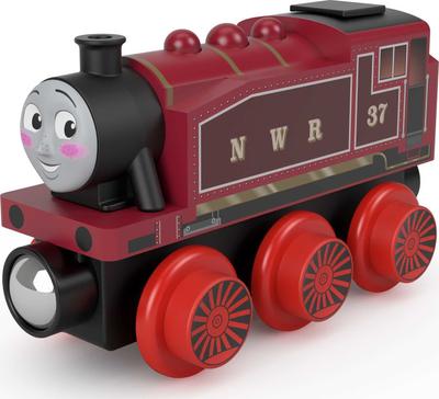 Mattel Thomas the Tank Engine Wooden Rail Series Rosie 2 and HBJ92 Red (Thomas) (Ages Up)