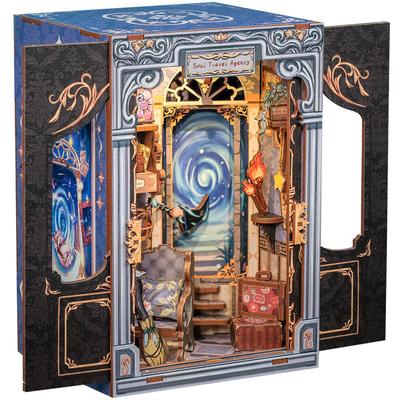 CuteBee DIY Booknook Kit Puppenhaus Kit Miniaturhaus Kit BookNook Anwendbar für Anfänger Teenager Erwachsene Geburtstagsgeschenk Dekoration Sammlung