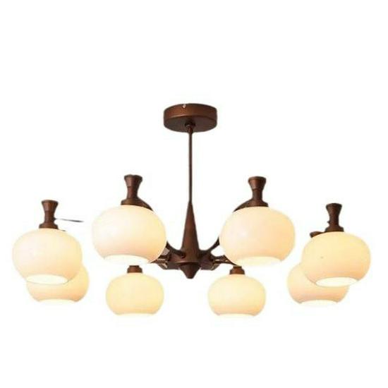 French Retro Nanyang Style Chandelier for Living Room, Restaurant, or Bedroom