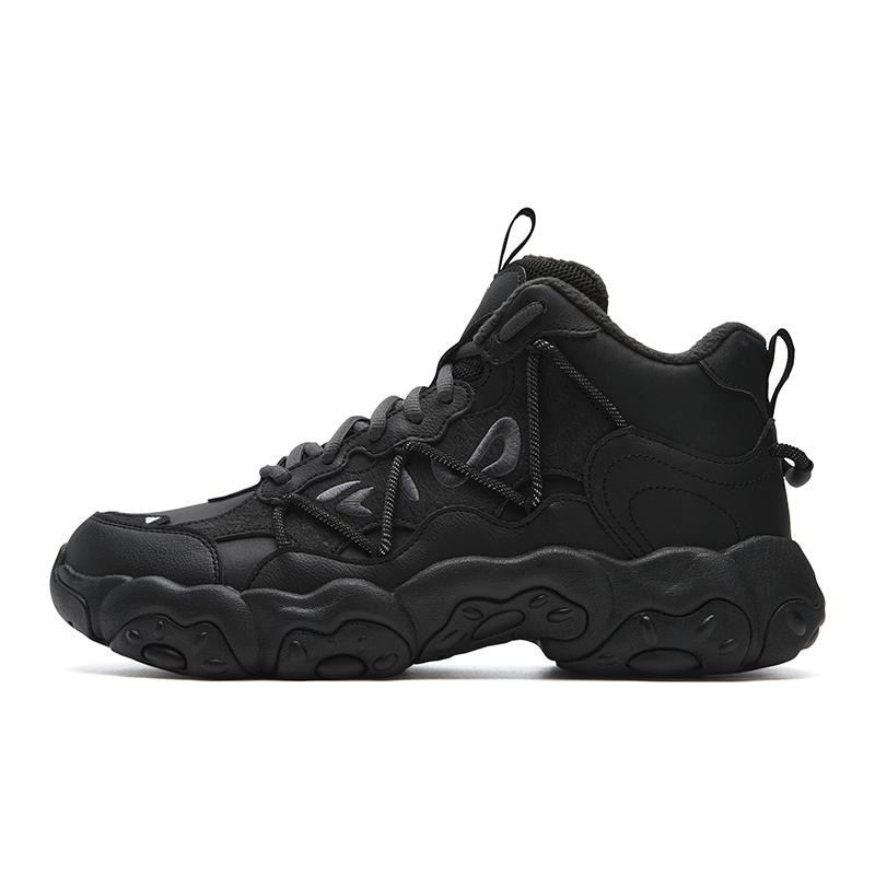 FILA Abrasion Resistant Thermal Mid top Casual Shoes Men s Black F12M542115FBD 40.5