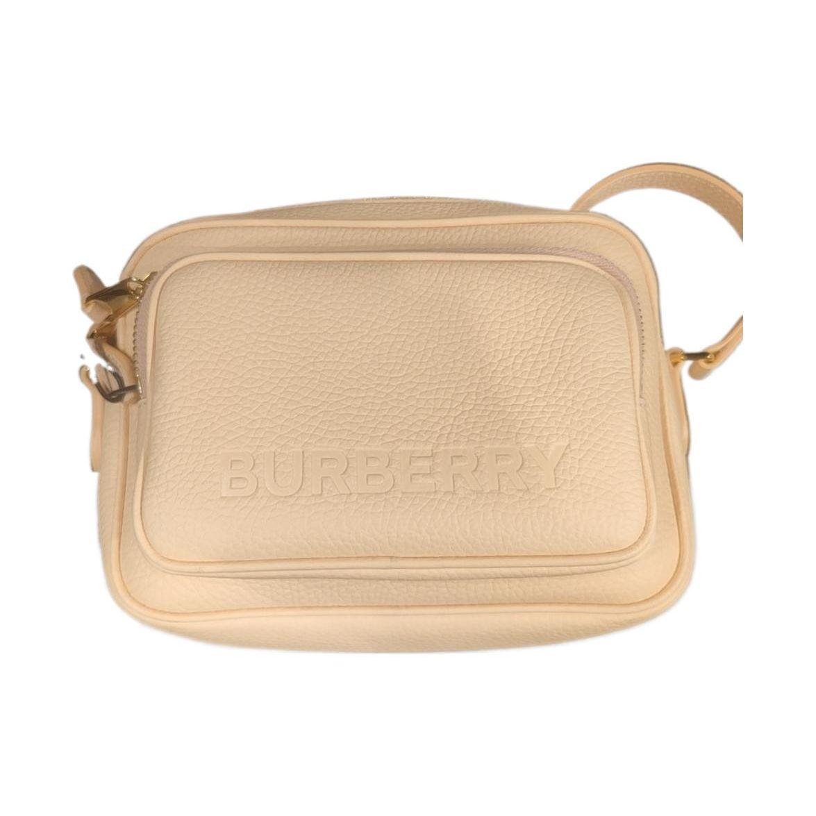 

Burberry Letter Logo Embossed Zipper Closure Leather Camera Bag Women Shoulder Bag Beige 80653031 Basic Set (Bag+Dust Bag)