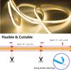 DC 5V USB COB Strip 320Leds/M White/Blue/Pink/Yellow/Pink/Red Flexible Ribbon Rope Night Lamp TV Backlight LED Strip
