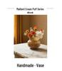 Latte Gradient Handmade Vintage Flower Vase for Light Luxury Living Room Decor