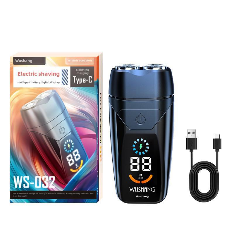 

Немецкая компактная стальная электрическая мужская бритва Double head electric shaver