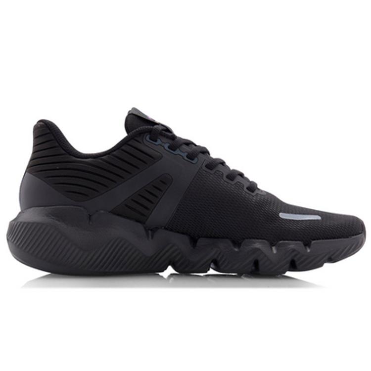 Li Ning LN Fle Cushioning Moisture Wicking Lightweight Low Top Casual Shoes Women's Black ARKQ014-1