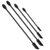 1/3/4Pcs Lengthen Mini Soft Jar Cake Cream Jam Scrapers Silicone Makeup Spatulas Butter Knife Kitchen Tools Accessories