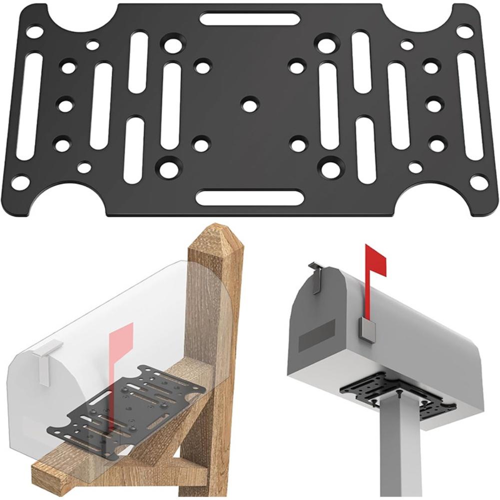 

Heavy Duty Steel Mailbox Mounting Bracket with Multiple Hole Patterns for Secure Post Mount Mailbox Installation China Mainland