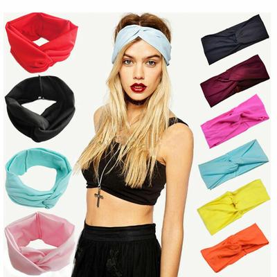 Katoenen Twist Hoofdband Twisted Knot Tulband Hoofd Vrouwen Wikkel Geknoopte Haarband