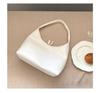 Korean Vintage Style Soft Leather Women's Tote: Fashionable, Niche Design, Large Capacity Shoulder Dumpling Bag for 2025 Commutes
