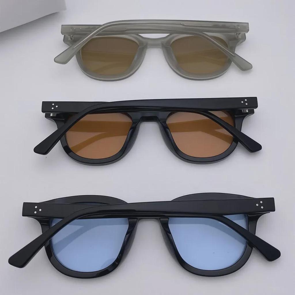 2024 Women's Classic Round Acetate Sunglasses - Ultra-Light, UV Protection, Versatile Style