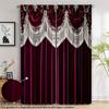 2pcs 2D Printed Luxe Elegant Art Curtains – for Living Room   Bedroom   Balcony   Study & Home Decor