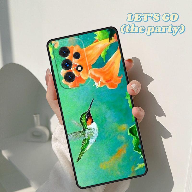 Hummingbird Phone Case For Samsung Galaxy A42 A31 A40 A51 A71 A32 A80 A91 A52 A72 A73 A20e A21S A50 A70 A11 A12 Cover