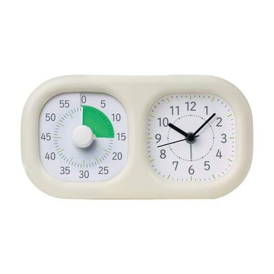 Sonic Timer Toki-Sapo Clock Plus, Feel the Passage of Time, Ivory LV-3521-I