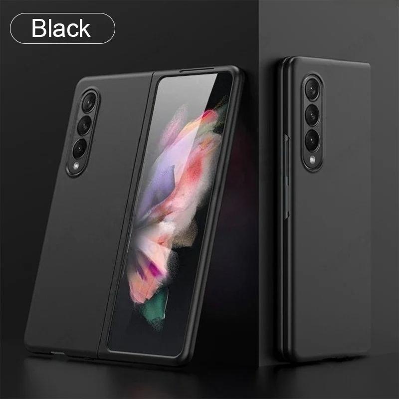 Simple Ultra Slim Hard PC Frosted Phone Case For Samsung Galaxy Z Fold 7 6 5 4 3 Skin-Friendly Full-pack Anti-Drop Protect Cover