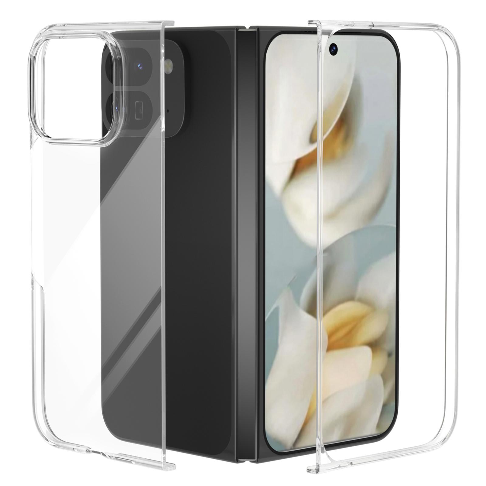 

For Google Pixel 10 Pro Fold Clear Case Anti-Drop Hard PC Phone Cover A