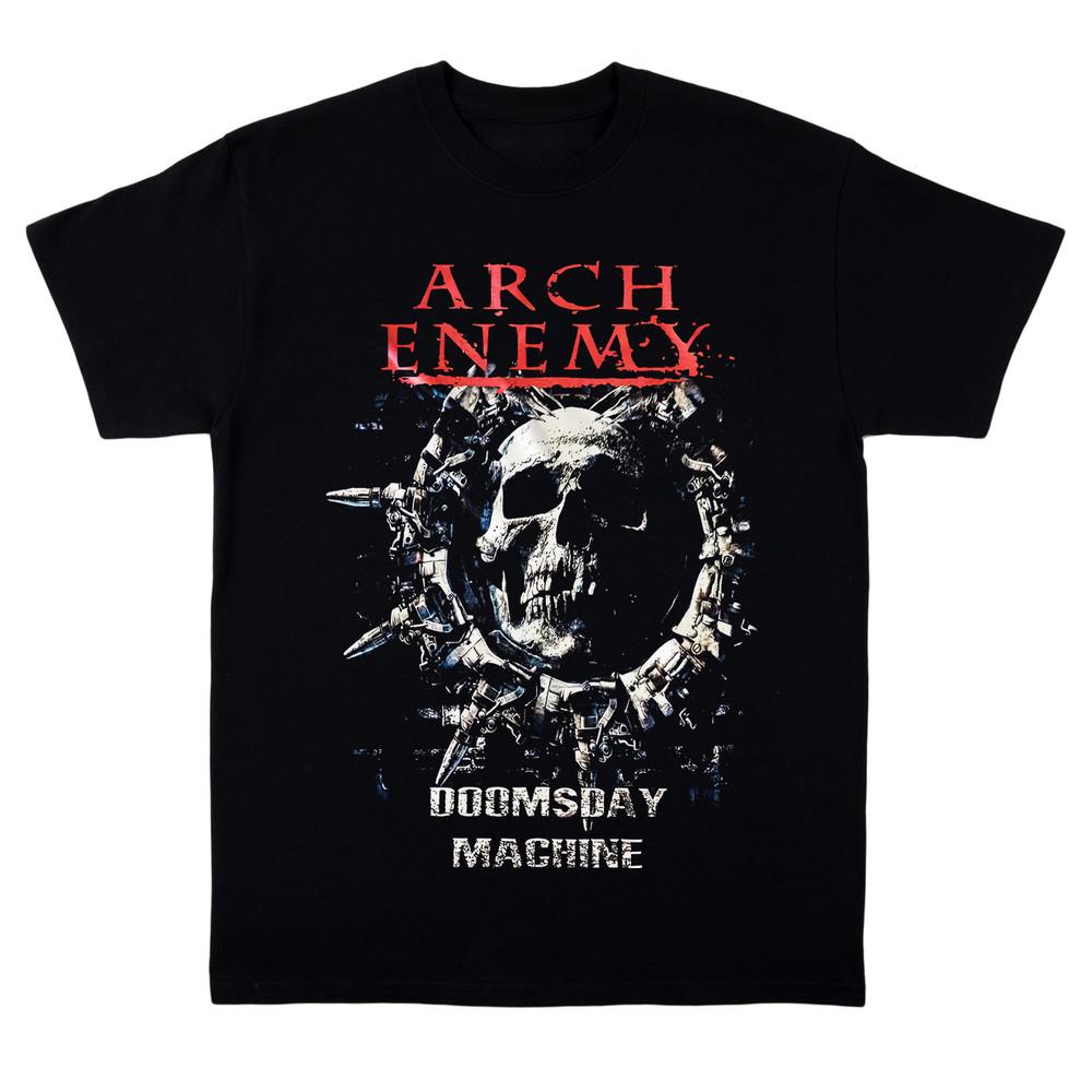 Vintage ARCH ENEMY Band Heavy Cotton Black S5XL Shirt S