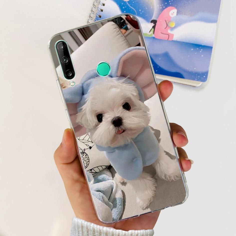 For Huawei Y7p 2020 Case Honor 9C Silicone Cover Fashion Butterfly Clear TPU Fundas For Huawei P40 Lite E ART-L28 ART-L29 Bumper
