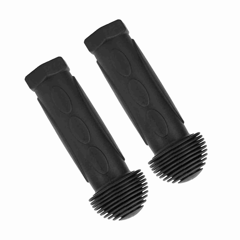 2 Pcs Plastic Anti Slip Children Kids Bike Handle Tricycle Scooter Handlebar Rubber Grips Cover