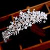 Bridal Crown High end Rhinestone European Style Gold Handmade Crown Tiara Hair Accessories Birthday Party Wedding Headband Jewelry