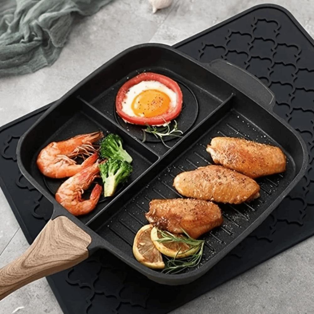 Anti-slip Dish Drying Mat Heat-resistant Insulation Pad Household Tableware Drain Pad  Cup