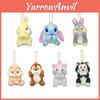Cute Cartoon Stitch Marie Cat Plush Toy Keychain Pp Cotton Filling 10cm