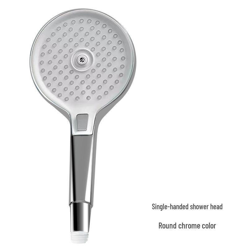 Square Shower Head Set: Includes Rotatable Top Spray, Handheld, Hose, Pressurized, Universal Hot/Cold, Enhances Skin Beauty.