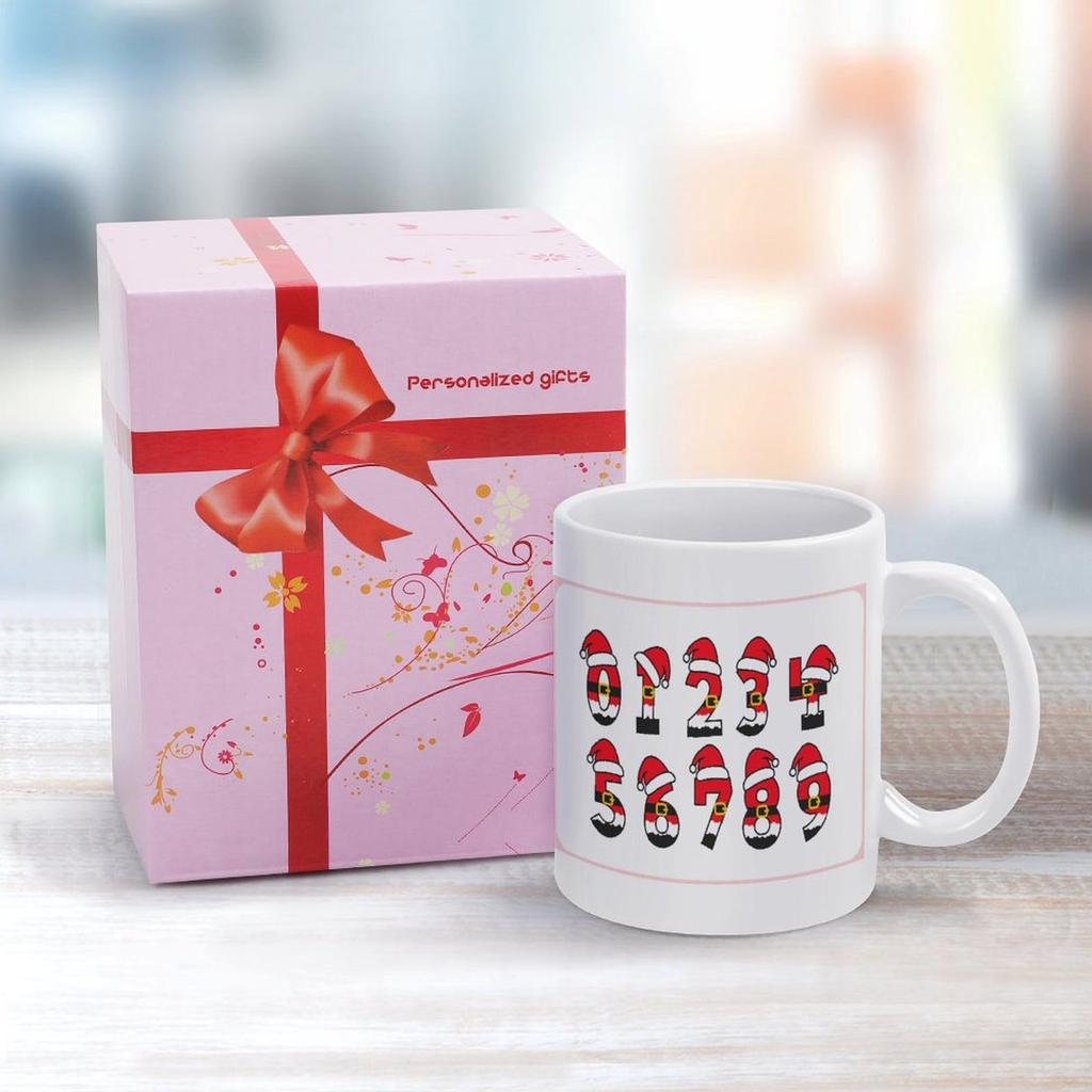 1 Stück 11oz Keramiktasse mit doppelseitigem Druck, geschaffen für täglichen Trinkkomfort und ausgezeichnet als warme Geschenkidee für besondere Ereignisse und Anlässe