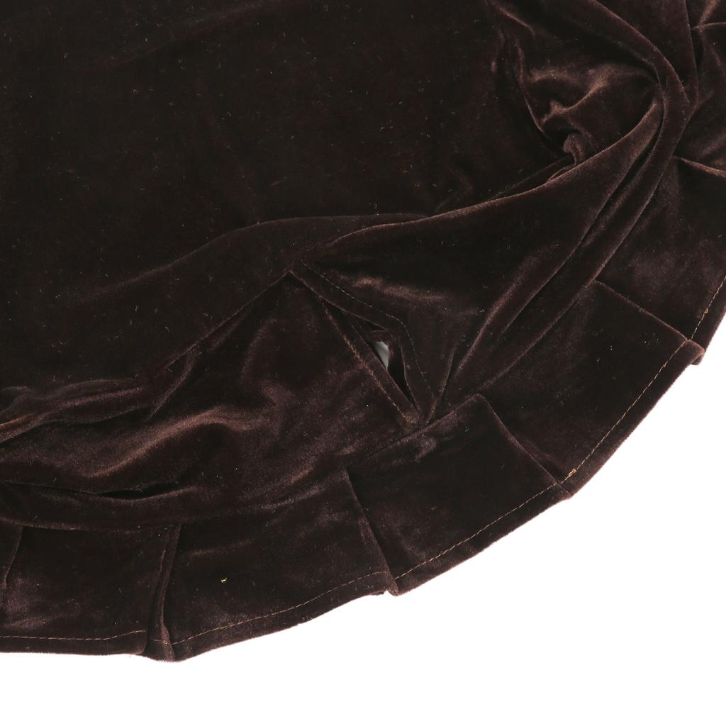 Funda para Taburete de Piano Suave Dorado Oscuro Funda para Banco a Prueba de Polvo Pianos Asientos Individuales