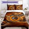 Hull City Football Printed 3 Pieces Bedding Set, Comfortable Skin Friendly Bedroom Duvet Cover Set