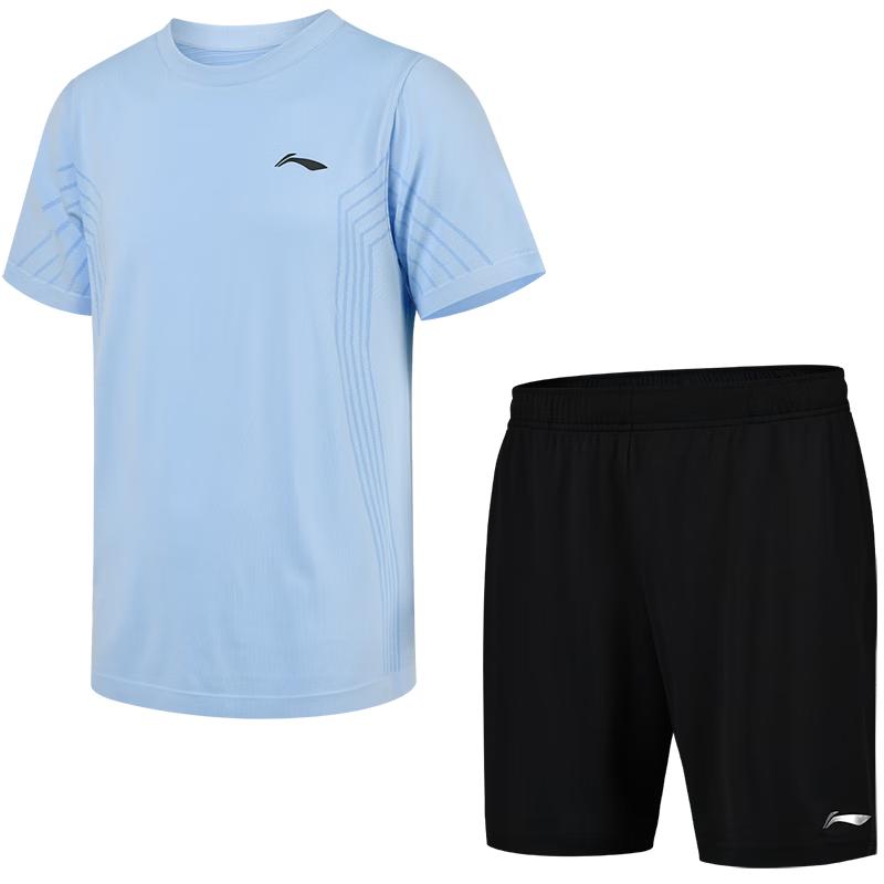 Li-Ning Unisex Table Tennis Badminton Quick-Dry Sportswear Set L