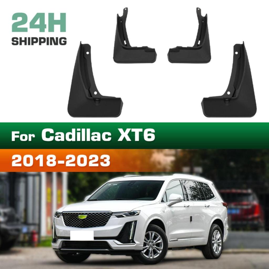 4PCS Car Mud Flaps Splash Guards Mudguards Car Mud Flaps Compatible with Cadillac XT6 2018 2019 2020 2021 2022 2023