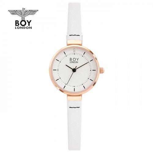 

[BOY LONDON WATCH] BOY LONDON WATCH Simple Women s Leather Watch BLD5275-WH FREE