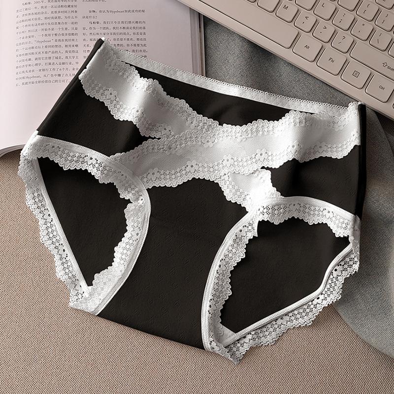 Женские сексуальные трусы большого размера для весны и осени с удлиненной ластовицей, антибактериальные M