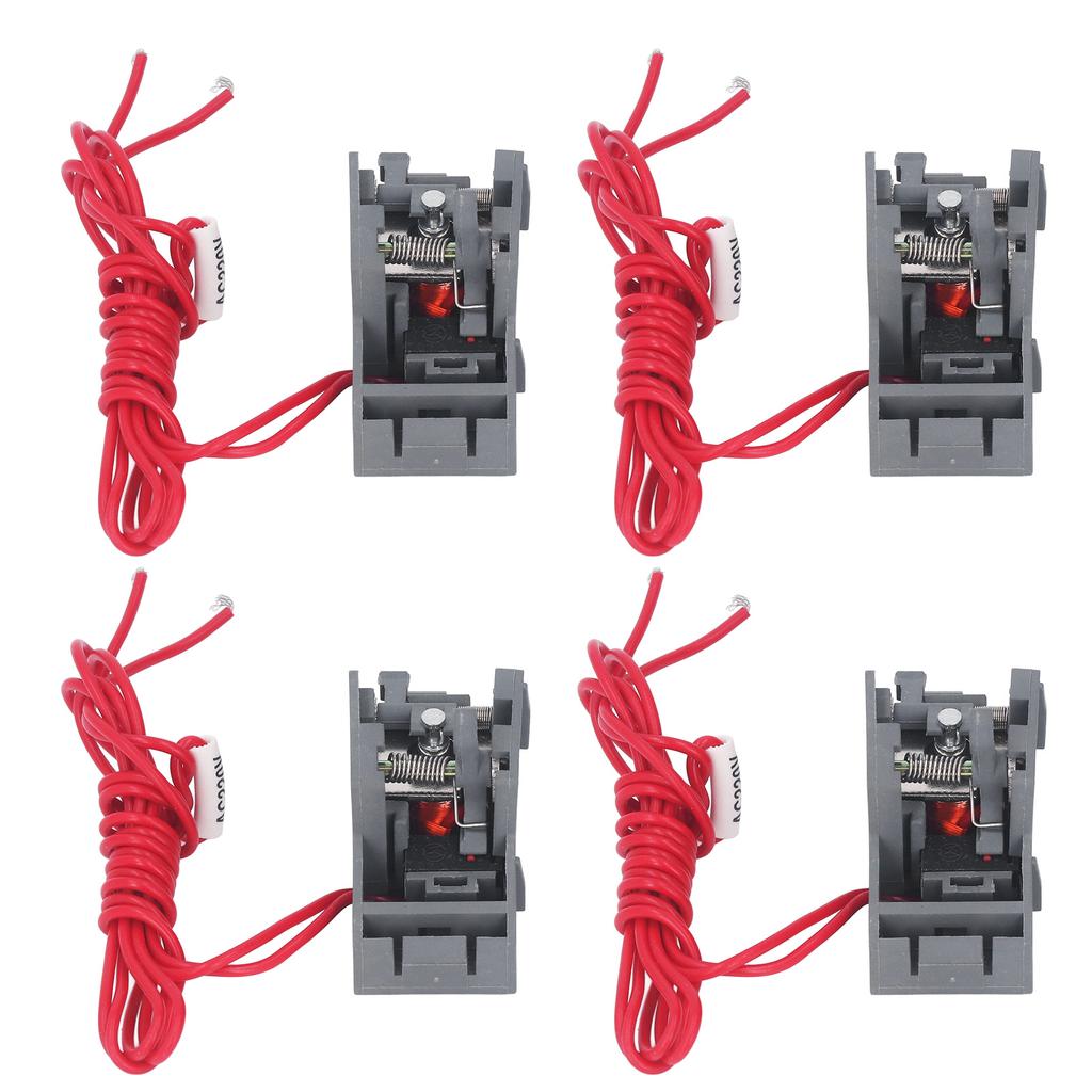4Pcs Circuit Breaker Release Shunt Trip Left Side Mounting Remote Control Circuit Breaker Shunt Trip
