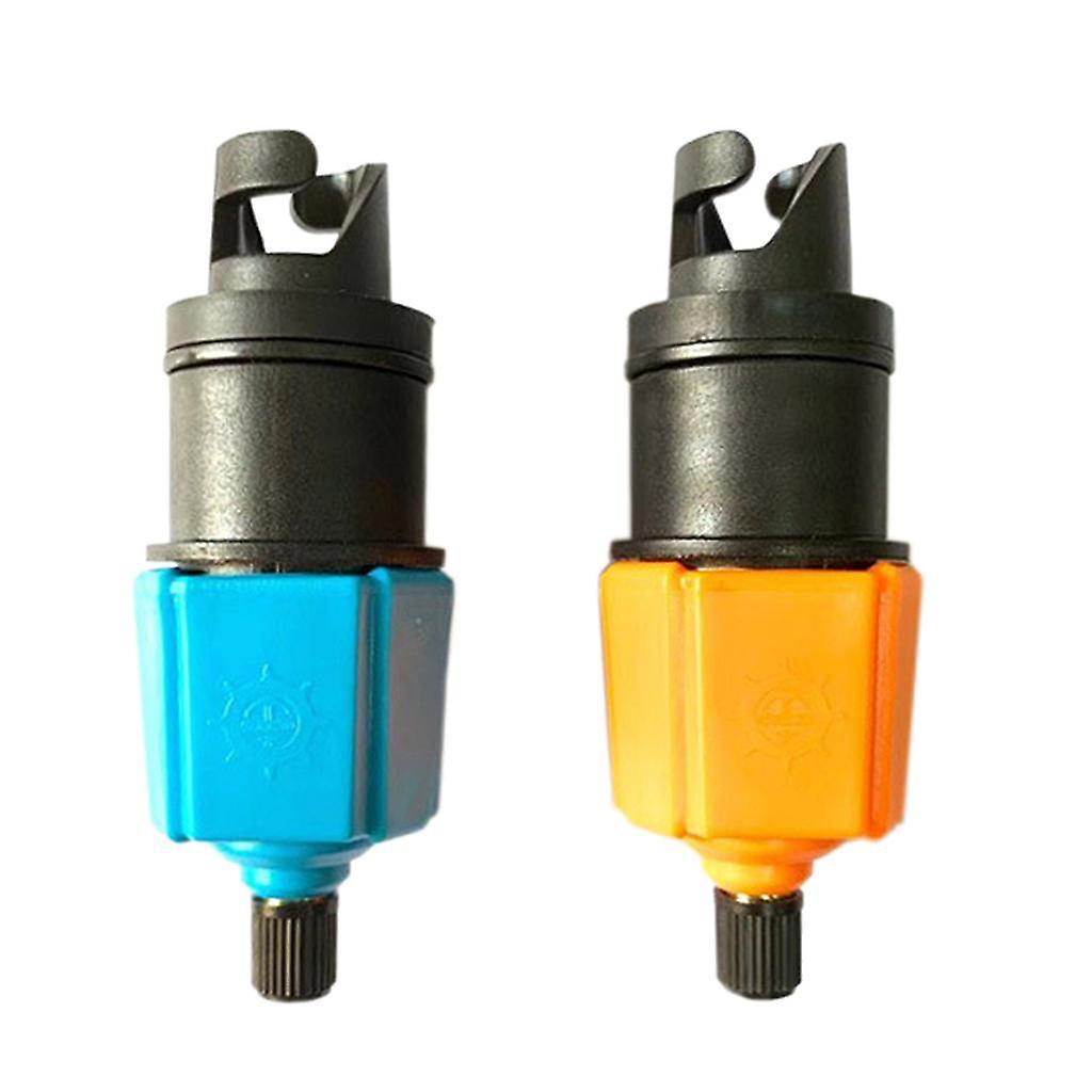 Inflatable Boat Pump Valve SUP Air Paddle Board Rubber Raft Adaptor Blue