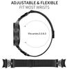 Watch Band For Samsung Galaxy Watch4/Watch 5/Watch 5 Pro ,Crown Clasp Electroplating Milanese Strap with Quick Release Connector