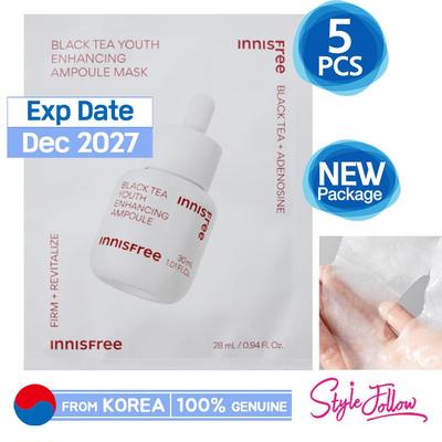 5 st_Black Tea Youth Enhancing Ampoule Mask 28ml
