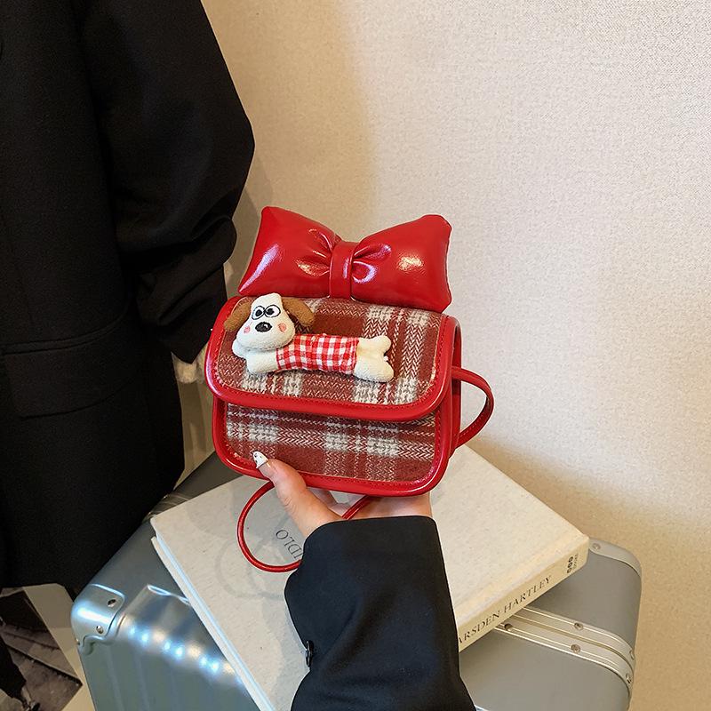 2025 Leopard Bow Cat Crossbody Bag - Cute Mini Handbag for Girls