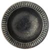 Marui Seito Shigaraki Ware Hechimon Bowl, Diameter 18cm, Black Glaze Carving, Black, MR-3-4145