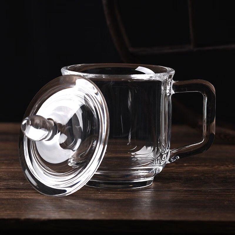 Handmade Natural White Crystal Teacup with Lid