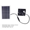 2.5W Solar Panel Fan Solar Pet Exhaust Air Flowing Fan for Outdoor Breeding Planting