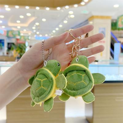 Niedlicher Schildkrötenanhänger Spiel Kleines Geschenk Kinderpuppe Schlüsselanhänger Zubehör Kleine Puppe