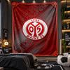 Wandbehang Tapisserie Mainz FC Druckstoff für Wohnzimmer Schlafzimmer Heimdekoration