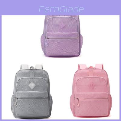 Modern Mesh Laptop Backpack With Breathable Polyester For Students And Travel
